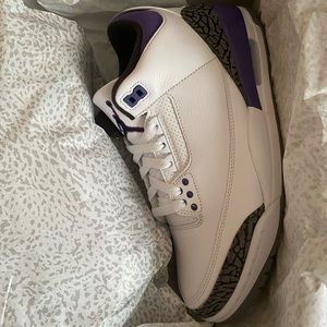 Jordan purple and white Nikes. New! 8/5